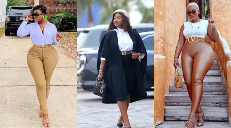 Meet Miss Akua The Most Curvy Ghanaian Lawyer Who Is Causing Confusion On Social Media 2 Miss Akua
