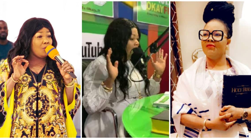 VIDEO: Nana Agradaa was caught on the radio after quoting a non-existent Bible text. 2 Nana Agradaa