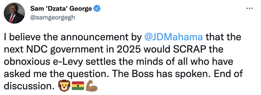'When I Come To Power I Will Cancel E-Levy' - John Mahama To Ghanaians 2 Screenshot 2022 05 03 at 6.19.28 AM