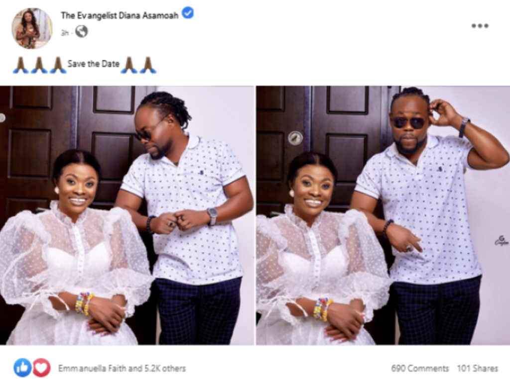 Diana Asamoah's 'Save The Date' Photos Hit The Internet, Set To Marry Ghanaian Musician, Dada KD 2 Screenshot 2022 05 26 at 7.52.07 PM