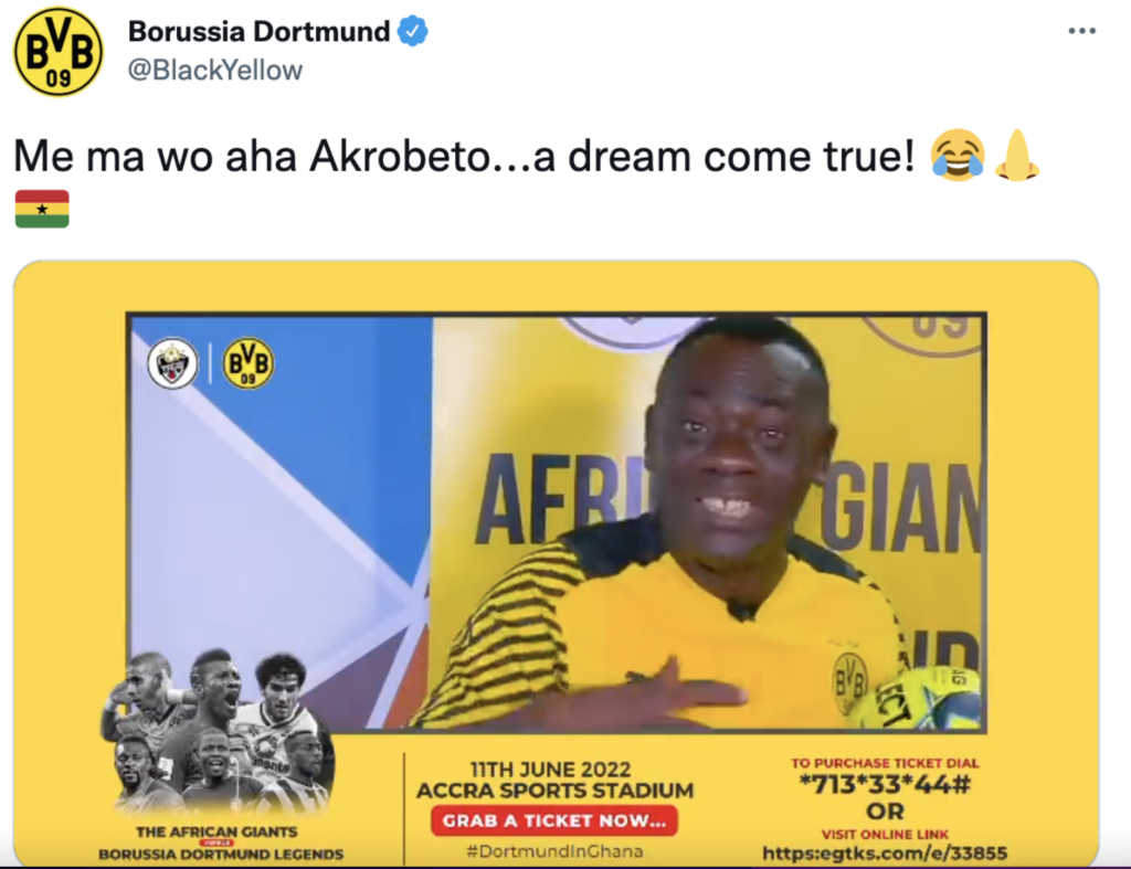 Akrobeto To The World Again As The Latest Advert He Did For Borussia Dortmund Gets Massive Applause (VIDEO) 2 Screenshot 2022 05 28 at 9.18.08 AM