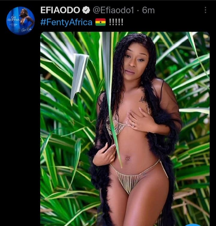 Efia Odo drops her nudes to challenge Abena Korkor 3 Screenshot 20220510 201233 Twitter1