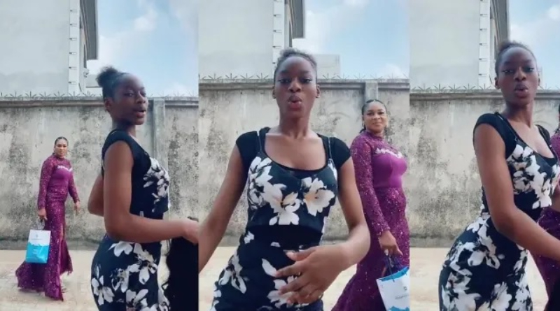 Moment Nigerian mother joined her daughter to do the “Kelly Dance” (WATCH) 2 Kelly Dance