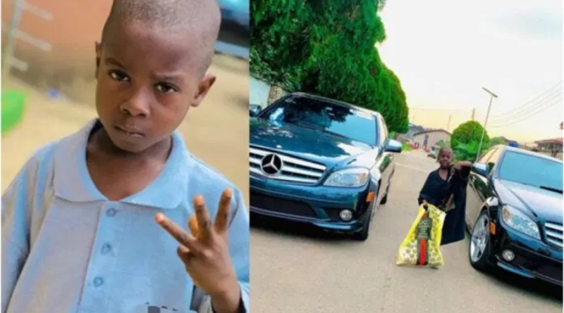 Child comedian Kiriku purchases two Mercedes Benz, and attributes his success to God 2 Kiriku