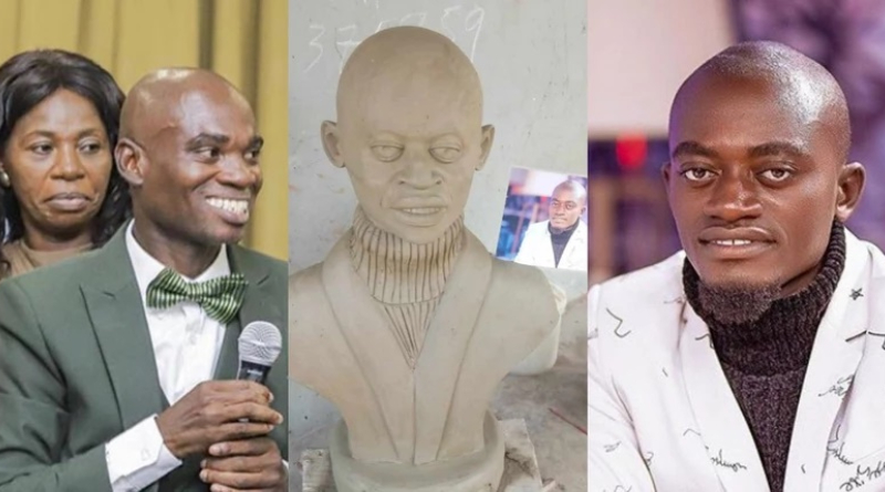 Lil Win rejects honorary statue; says it rather looks like Dr. UN (PHOTOS) 2 Lil Win