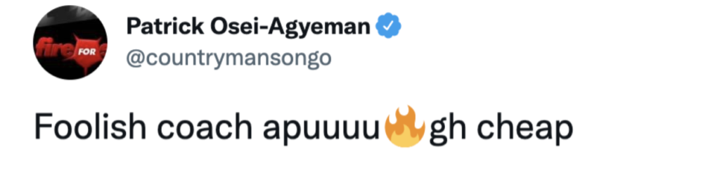 'F00L.ISH Coach' - Countryman Songo Tells Otto Addo 2 Screenshot 2022 06 01 at 7.19.32 PM