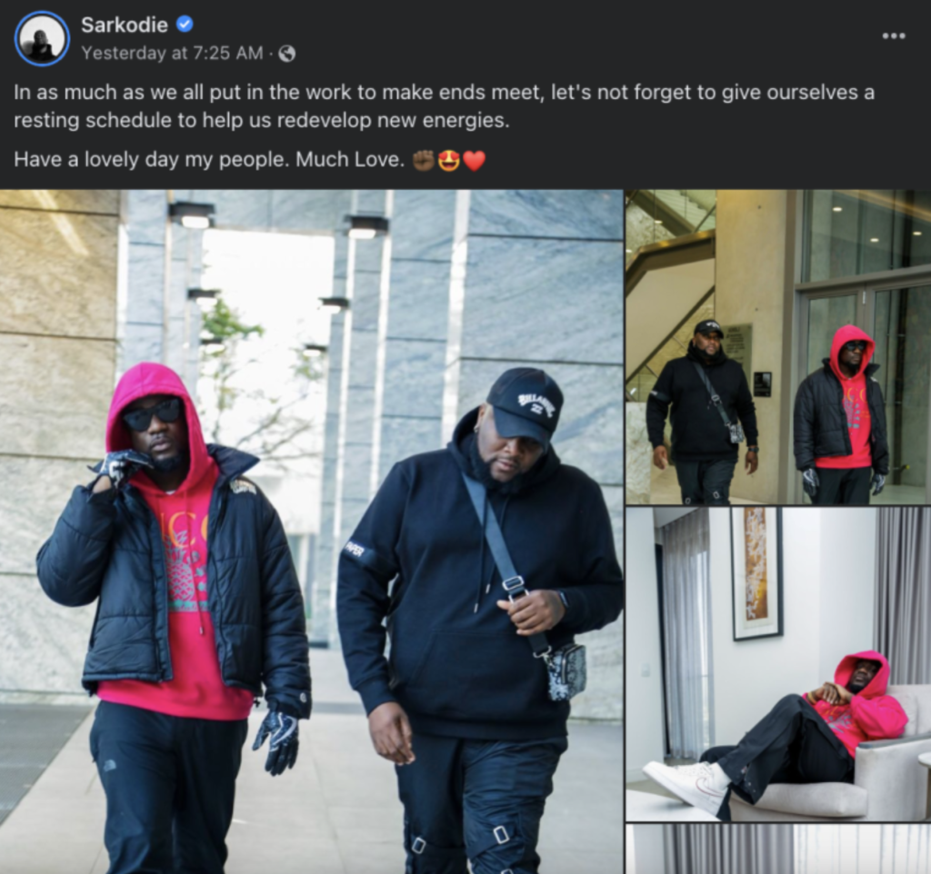 Sarkodie Advises Hardworking Ghanaians In Latest Post 2 Screenshot 2022 06 08 at 7.05.28 PM