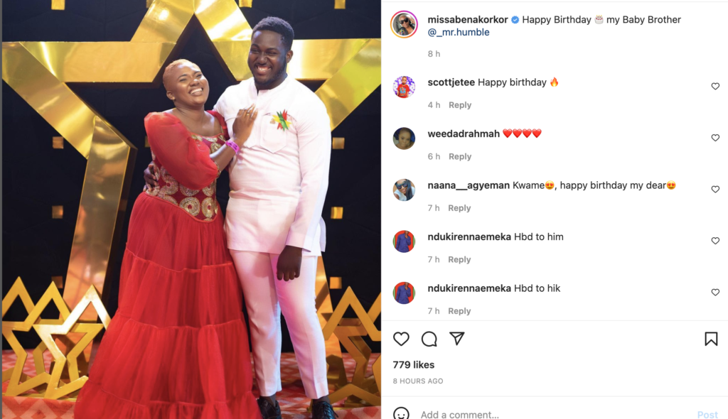 Abena Korkor Storms Legon Campus To Surprise Her Lookalike Brother On His Birthday 2 Screenshot 2022 06 09 at 2.20.31 PM