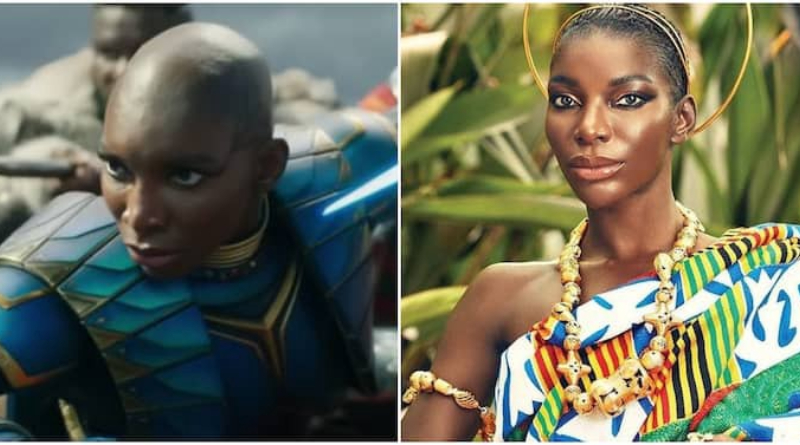 Meet Ghanaian actress Ewuraba, who played a role in the upcoming Black Panther film 2 Ewuraba