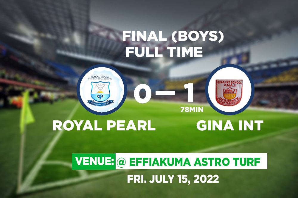 #Takoradi: Gina Int. School adjudged the champions of Anaji zone Maiden Top Four Tournament 5 MATCH F