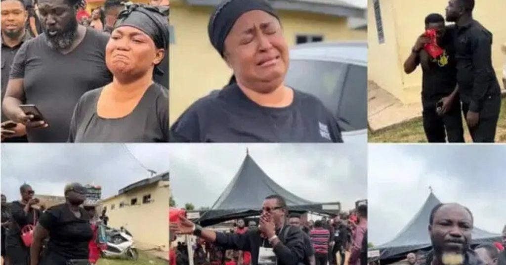 Kumawood Actors Break Down In Tears At The Funeral Of Osei Tutu 2 Osei Tutu