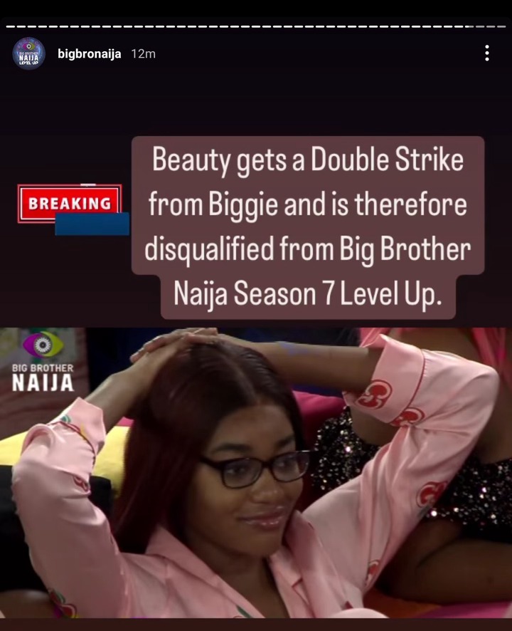 BBNaija: Here Is Why Beauty Tukura Was Disqualified From The Reality Show 3 BBNIJA