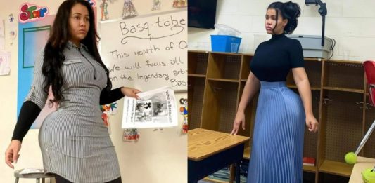 A New Jersey School Teacher Has Been Chastised For Distracting Her Students