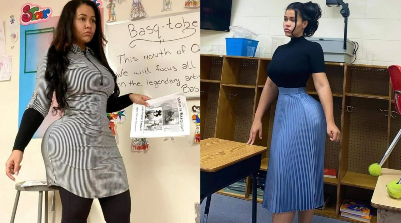 A New Jersey School Teacher Has Been Chastised For Distracting Her Students With Her Curves 2 A New Jersey School Teacher Has Been Chastised For Distracting Her Students