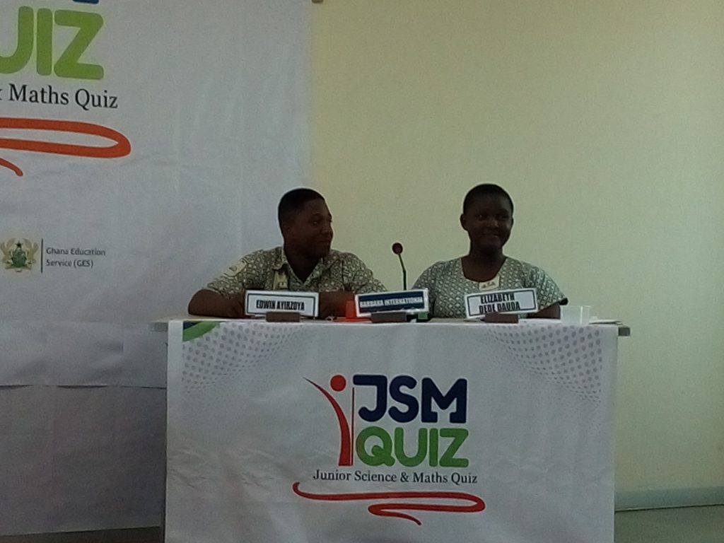 #JSMQ'22 W/R CONTEST: In a fierce battle, Barbara Int School joins Ahenemba Int. School to Represent W/R in the National Junior Science and Maths Quiz this year. 2 IMG 20220818 132859 357