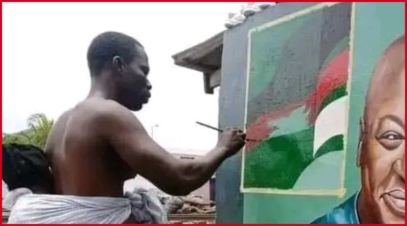 Single Father Carrying His Baby Did This To John Dramani Mahama (Reactions) 2 John Dramani Mahama