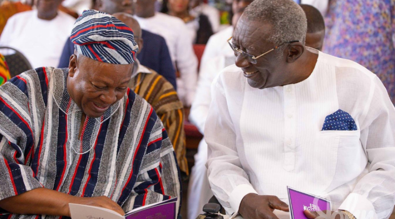 John Mahama Meets Ex-President Agyekum Kufour
