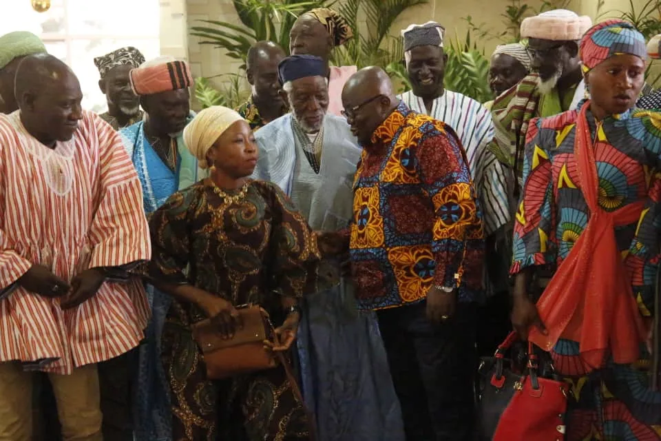 Sad Moments As Dagbon Chiefs Visited The Jubilee House And Made These Announcements To Nana Addo