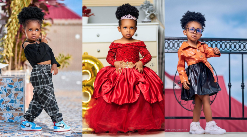 Simona Osei, The Beautiful Daughter Of Strongman Burner Turns 3 Years Old (Photos & Video) 2 Simona Osei