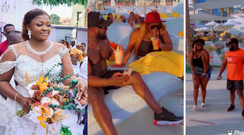 Tracey Boakye and her Husband having fun in Paris. Check them out 8 Tracey Boakye and her Husband