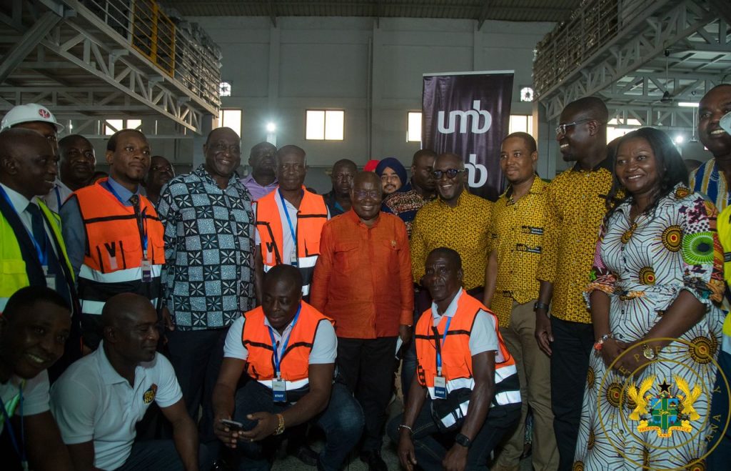 1D1F: Nana Akufo Addo Commissions Factories In Awutu Senya West 12 Nana Akufo Addo