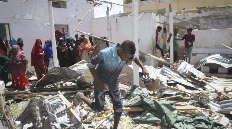 VIDEO: One Was killed In A Suicide Bombing At The Capital Of Somalia 2 A Suicide Bombing At The Capital Of Somalia