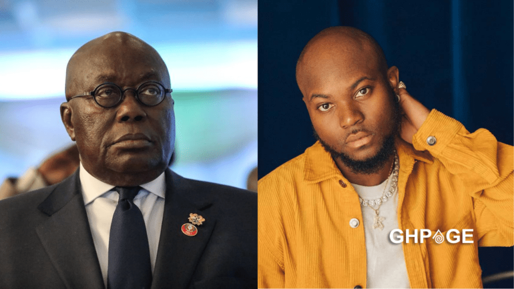 King Promise Describes Akufo-Addo As A Corrupt Leader Via Old Tweets