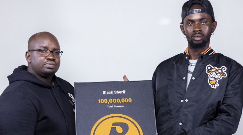 Black Sherif Has Received Golden Club Plaque