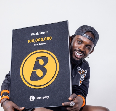Black Sherif Has Received Golden Club Plaque For 100m+ Boomplay Streams 3 Black Sherif Has Received Golden Club Plaque