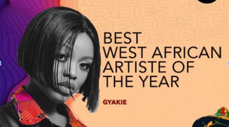 Gyakie Wins The Award For Best West African Artiste At The Headies Awards. 2 Gyakie Wins The Award For Best