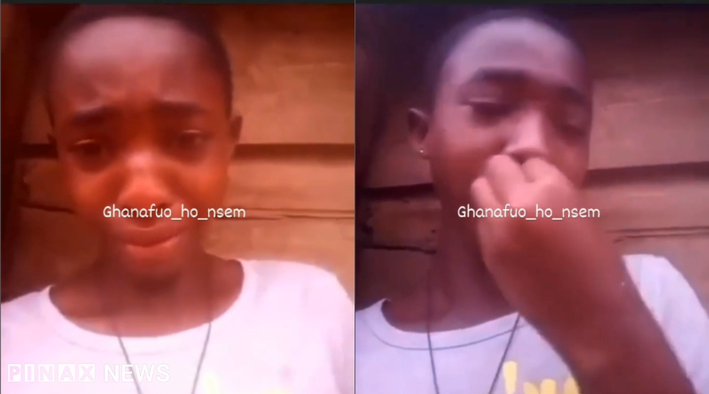 JHS student cries uncontrollably after her boyfriend abandons her and is seen pleading for mercy. 2 JHS student cries uncontrollably after her boyfriend abandons her and is seen pleading for mercy.