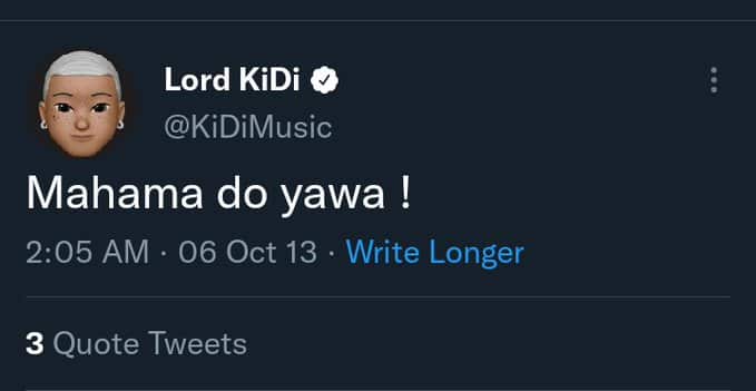 “Mahama is useless” – KiDi said, Called Out For His Past Tweets 6 “Mahama is useless” – KiDi said, Called Out For His Past Tweets
