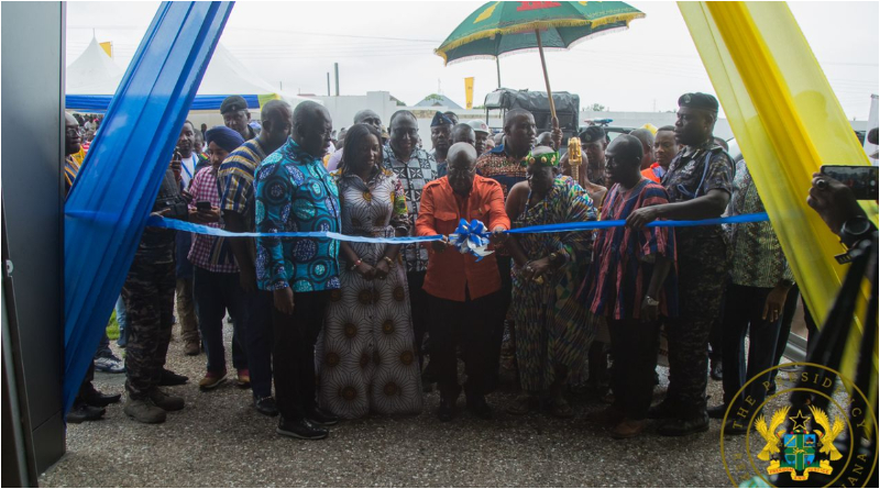 1D1F: Nana Akufo Addo Commissions Factories In Awutu Senya West 11 Nana Akufo Addo
