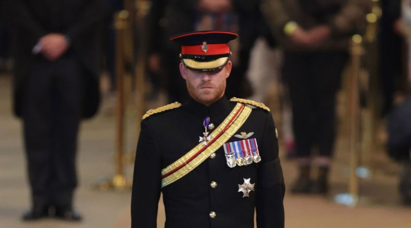 Prince Harry Was "Devastated" the Queen's Initials Were Removed from His Military Uniform for Her Final Vigil 2 Prince Harry Was "Devastated"