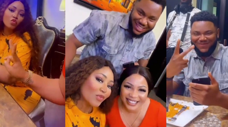 Regina Daniels Shares Moment She Links Up With Her Ex lover