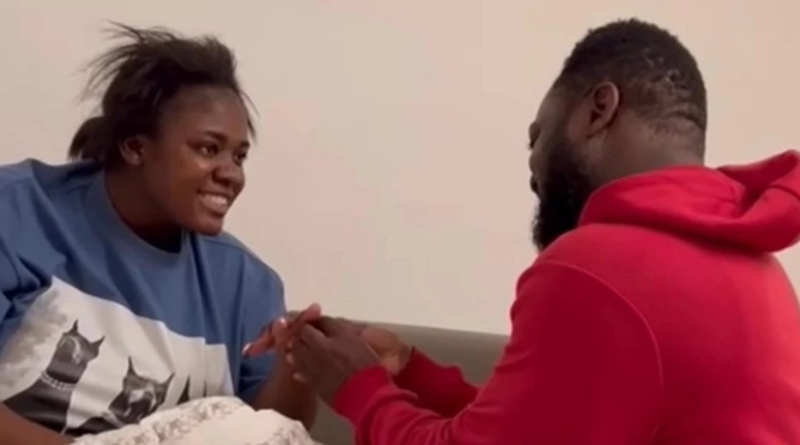 Tracey Boakye shares a video of How her husband proposed to her in Germany (WATCH)
