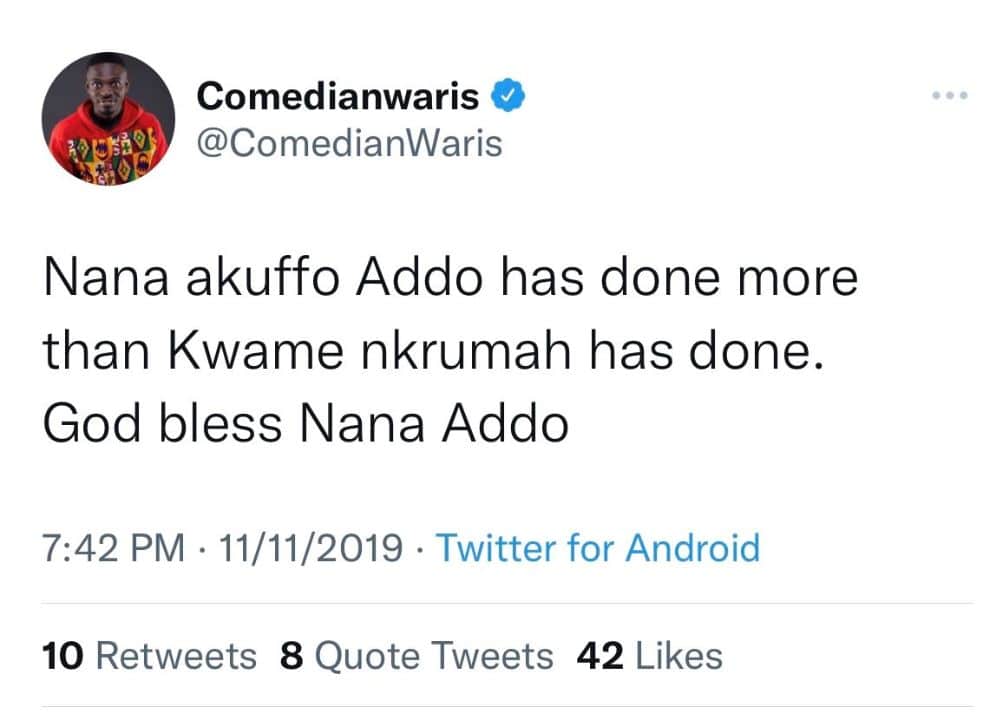 Comedian Waris