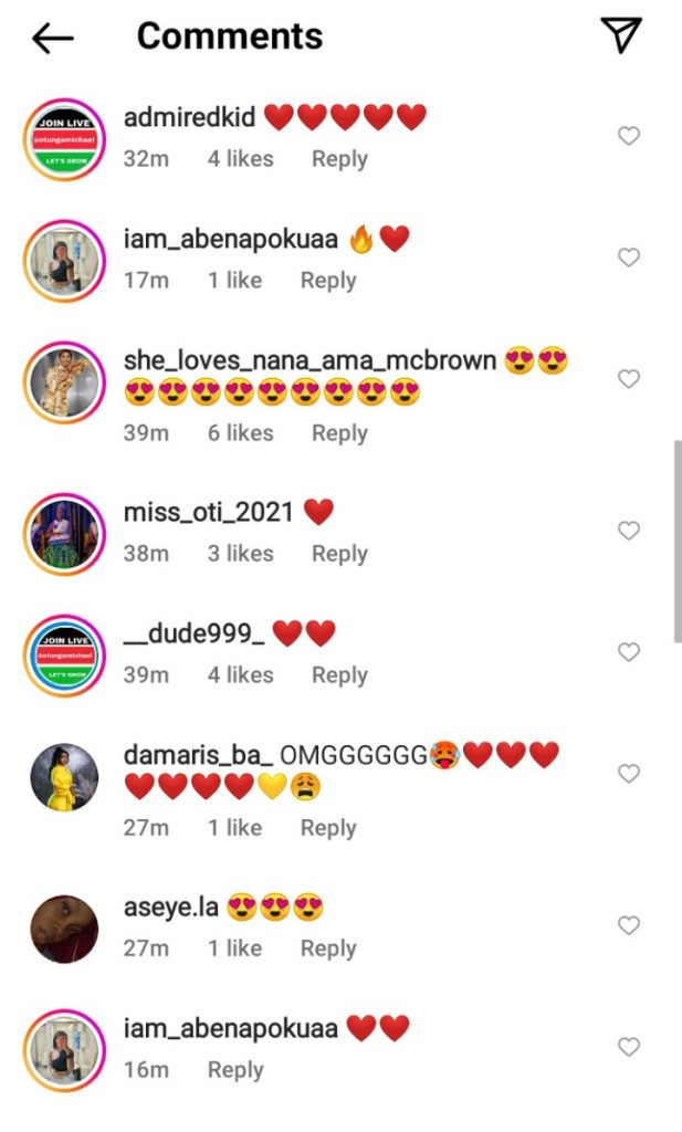Asantewaa drops new photos on Instagram.