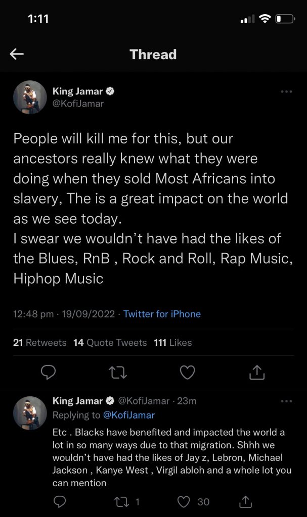 “Blacks have benefited greatly from slavery” – Kofi Jamar 3 Kofi Jamar