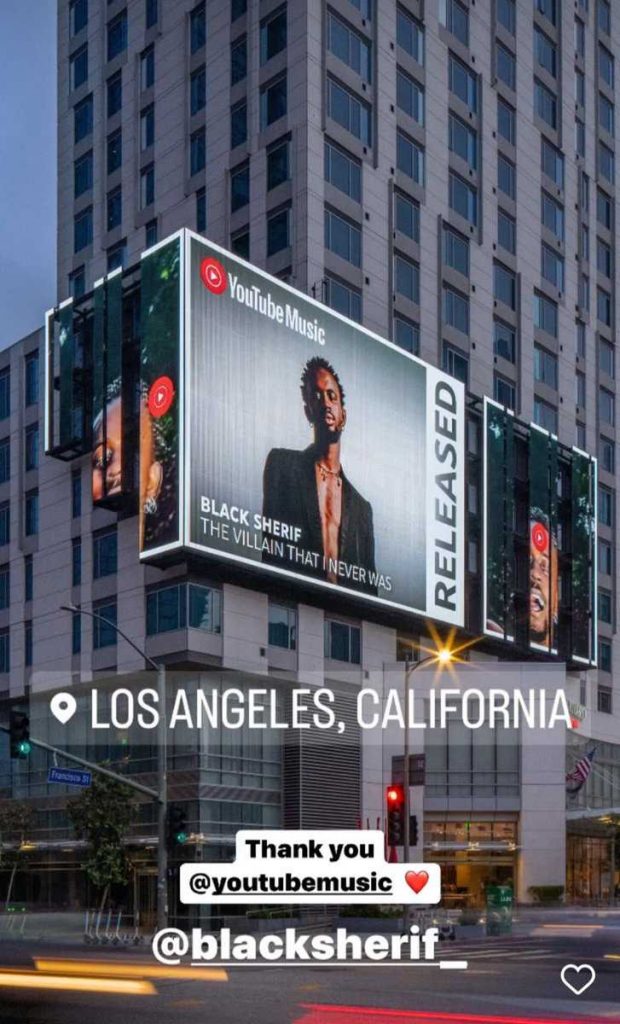 Black Sherif Takes Over The Music Scene With Glaring Global Billboard Recognition 3 1665310161344