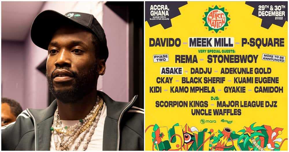 Meek Mill Set To Arrive In Ghana Ahead Of 2022 Afro Nation Festival Show 3 Meek Mill Set To Arrive In Ghana Ahead Of 2022 Afro Nation Festival Show