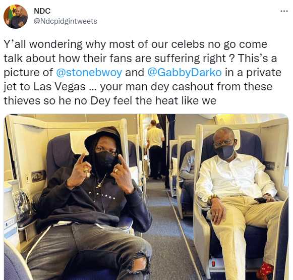 Stonebwoy Lambasts An NDC Devotee Over Outright Claims Of Accepting Monetary Incentives 3 1666771188844