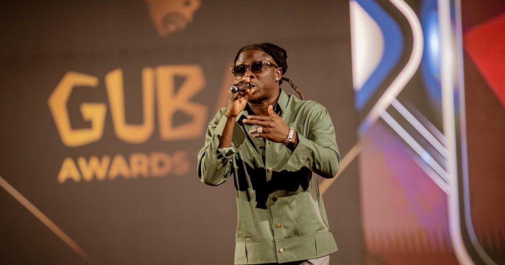 Stonebwoy Mesmerizes His Fans With A Stylistic Performance At GUBA Awards