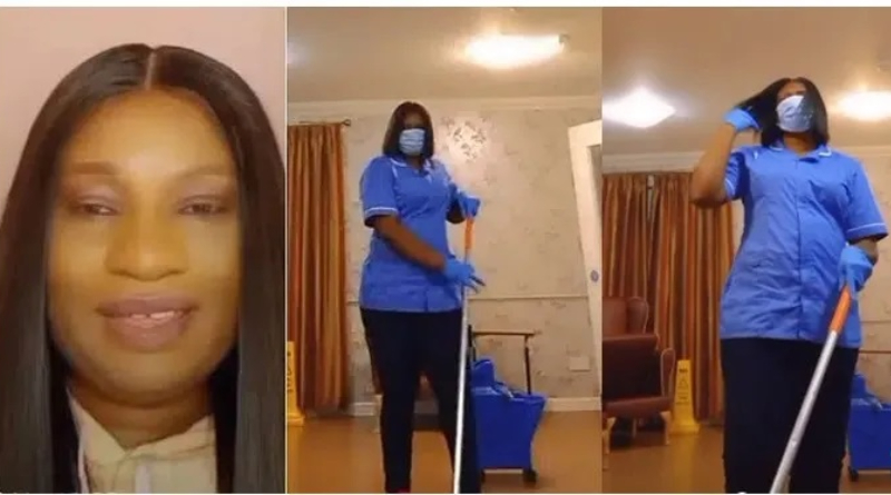 Former senior banker turns cleaner after relocating to UK 2 Former senior banker turns cleaner