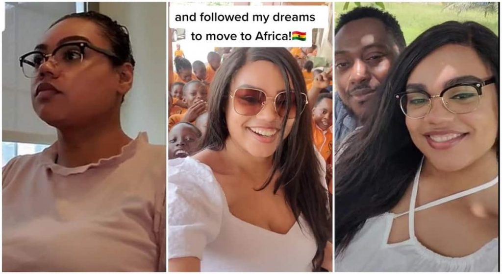 Abbey quits her job in the US to be with her man in Ghana