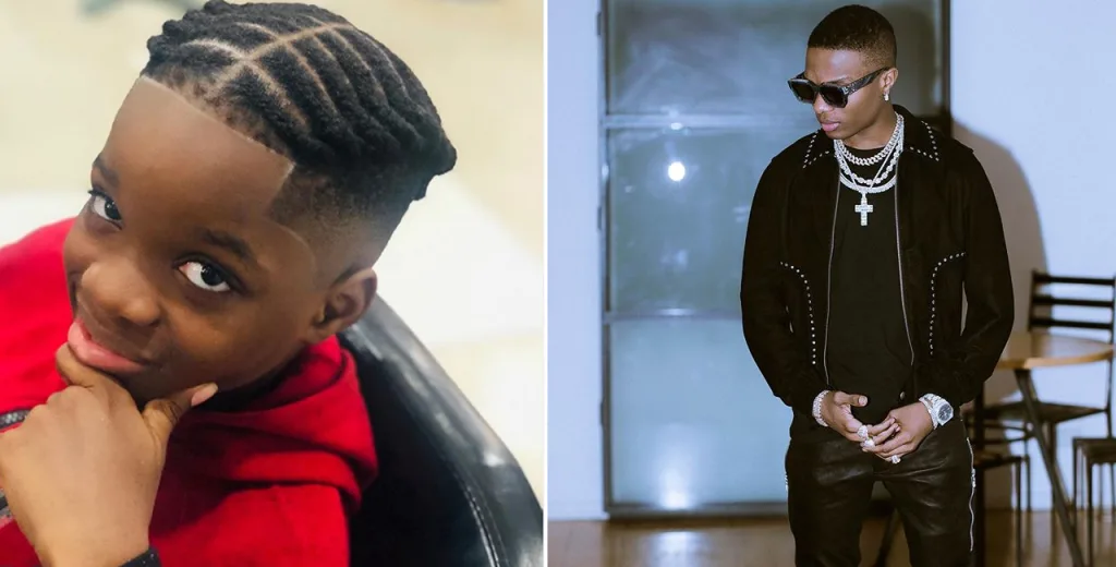 Momentous Scene Captured As Wizkid Takes His Son For A Classy Haircut 4 Momentous Scene Captured As Wizkid Takes His Son For A Classy Haircut