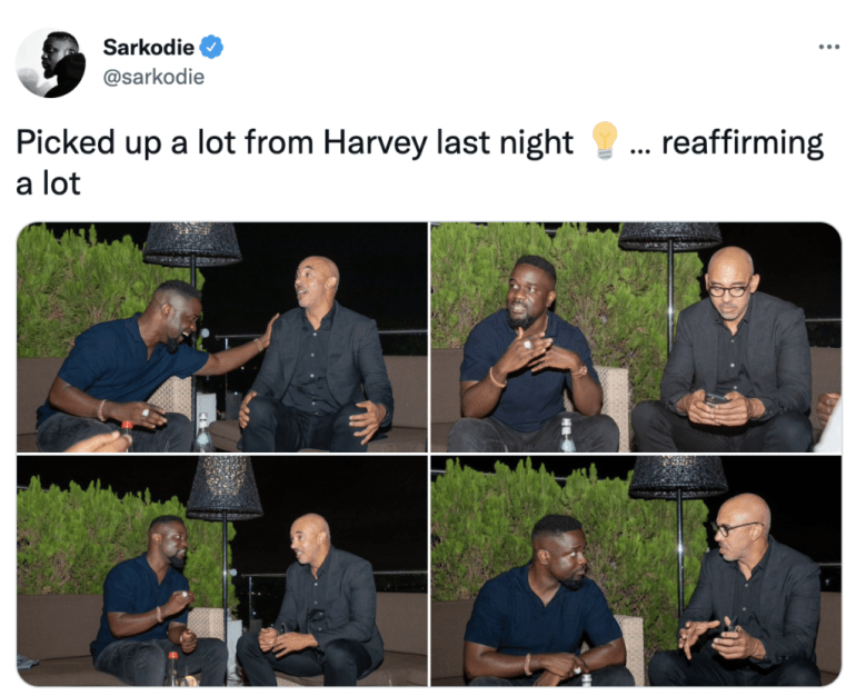 Sarkodie Sits Down With Grammy Award President Harvey Mason Jr. 3 Sarkodie Sits Down With Grammy Award President Harvey Mason Jr.