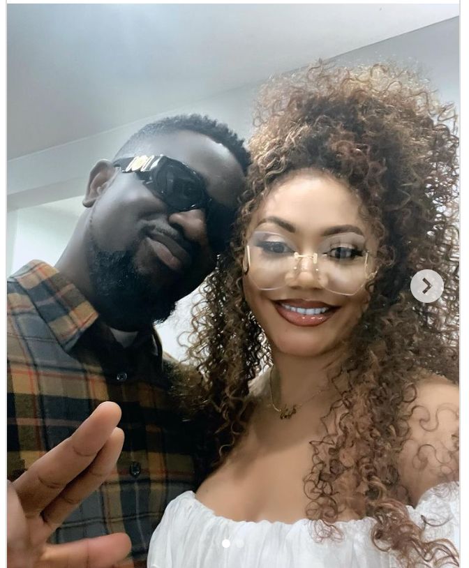 Sassy Pictures Of Sarkodie And Nadia Buari Sparks Eyebrow Attention