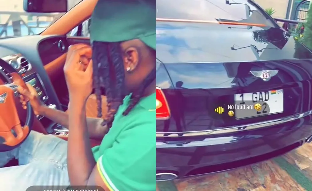 Stonebwoy Glamorously Displays Recently Purchased Bentley Spur 2 Stonebwoy Glamorously Displays Recently Purchased Bentley Spur
