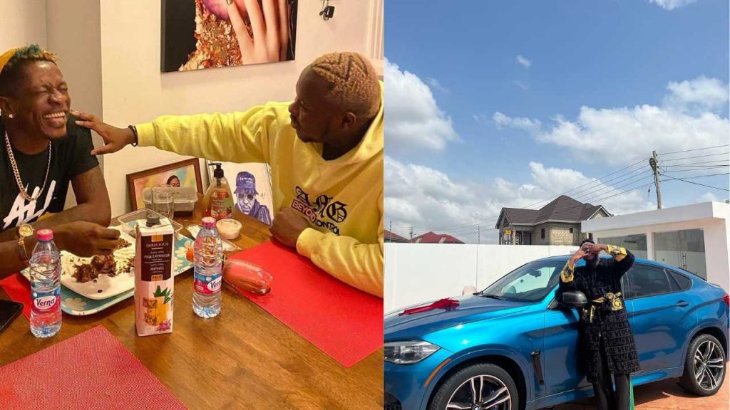 Shatta Wale Astonishes Medikal With A Sparkling New Car 2 1667726254591